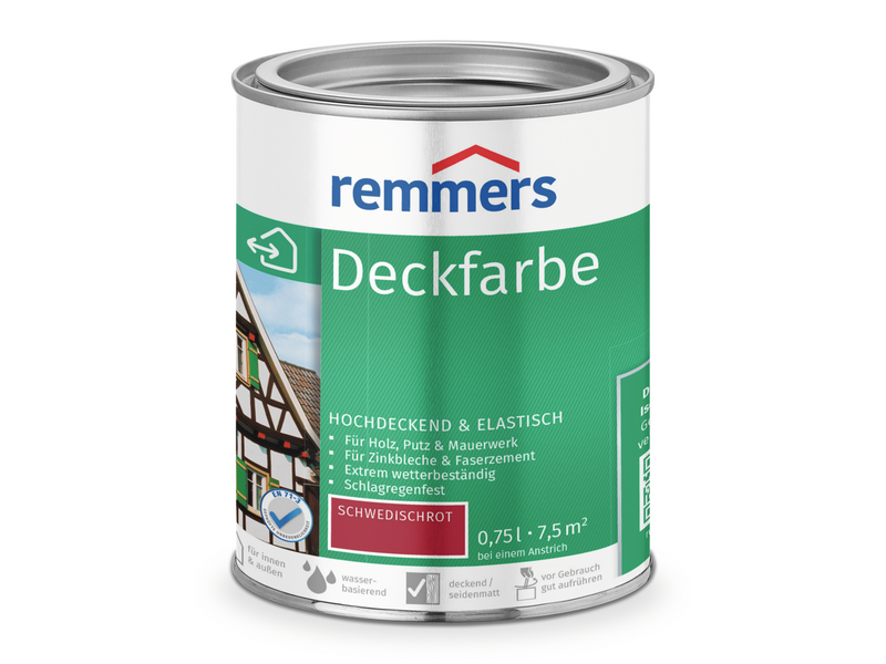 DECKFARBE SCHWEDISCHROT 750ML
