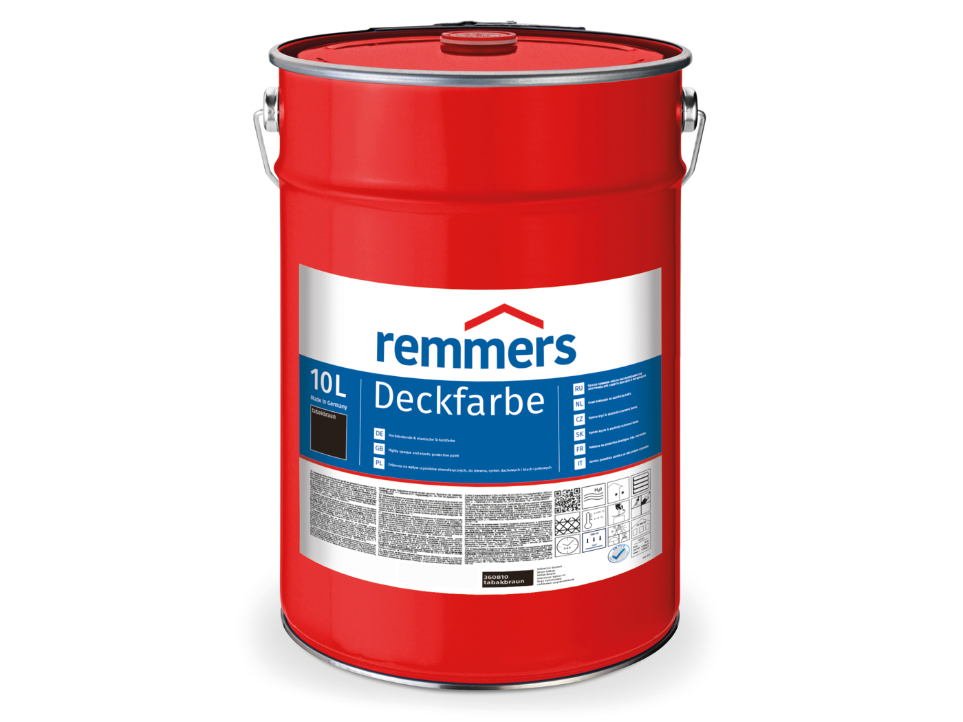 Remmers DECKFARBE TABAKBRAUN  10,00 LTR