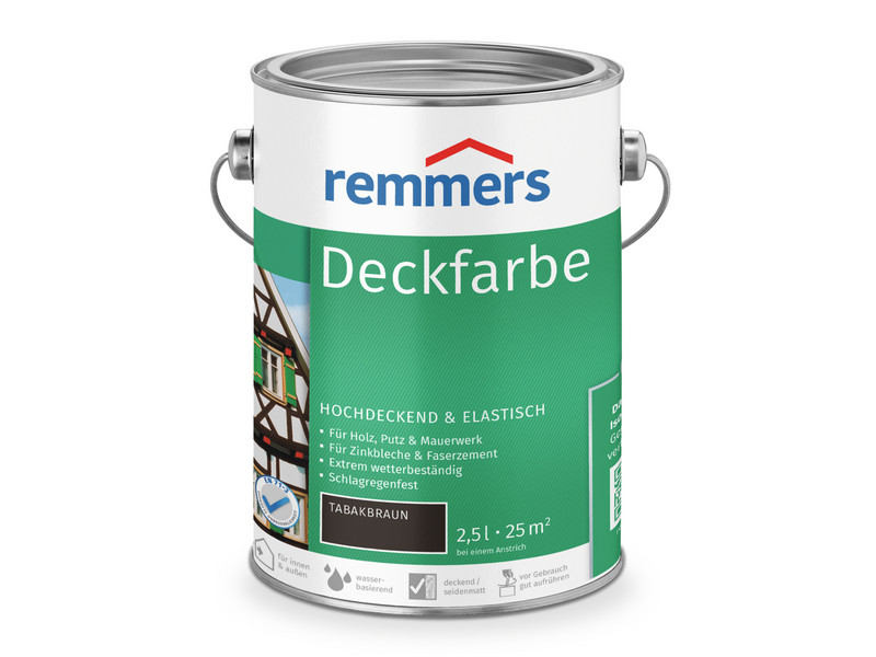 DECKFARBE TABAKBRAUN 2,50 LTR