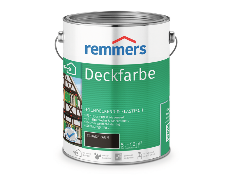 DECKFARBE TABAKBRAUN 5,00 LTR