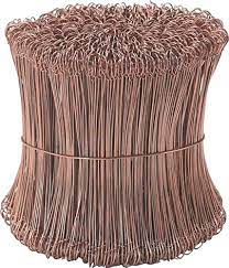 Ösendrähte weichge. 1,0x140mm einfach m.2 Ösen,Bund 1000Stck