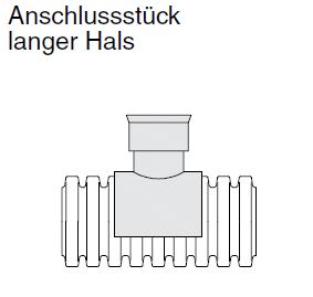 Eurodrain Anschlussstück L 160 - 200 / 125