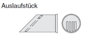 Eurodrain Auslaufstück mit Froschklappe DN 125