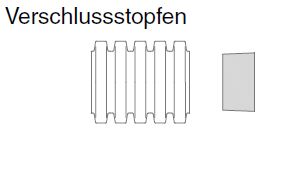 Eurodrain Verschlussstopfen DN 100