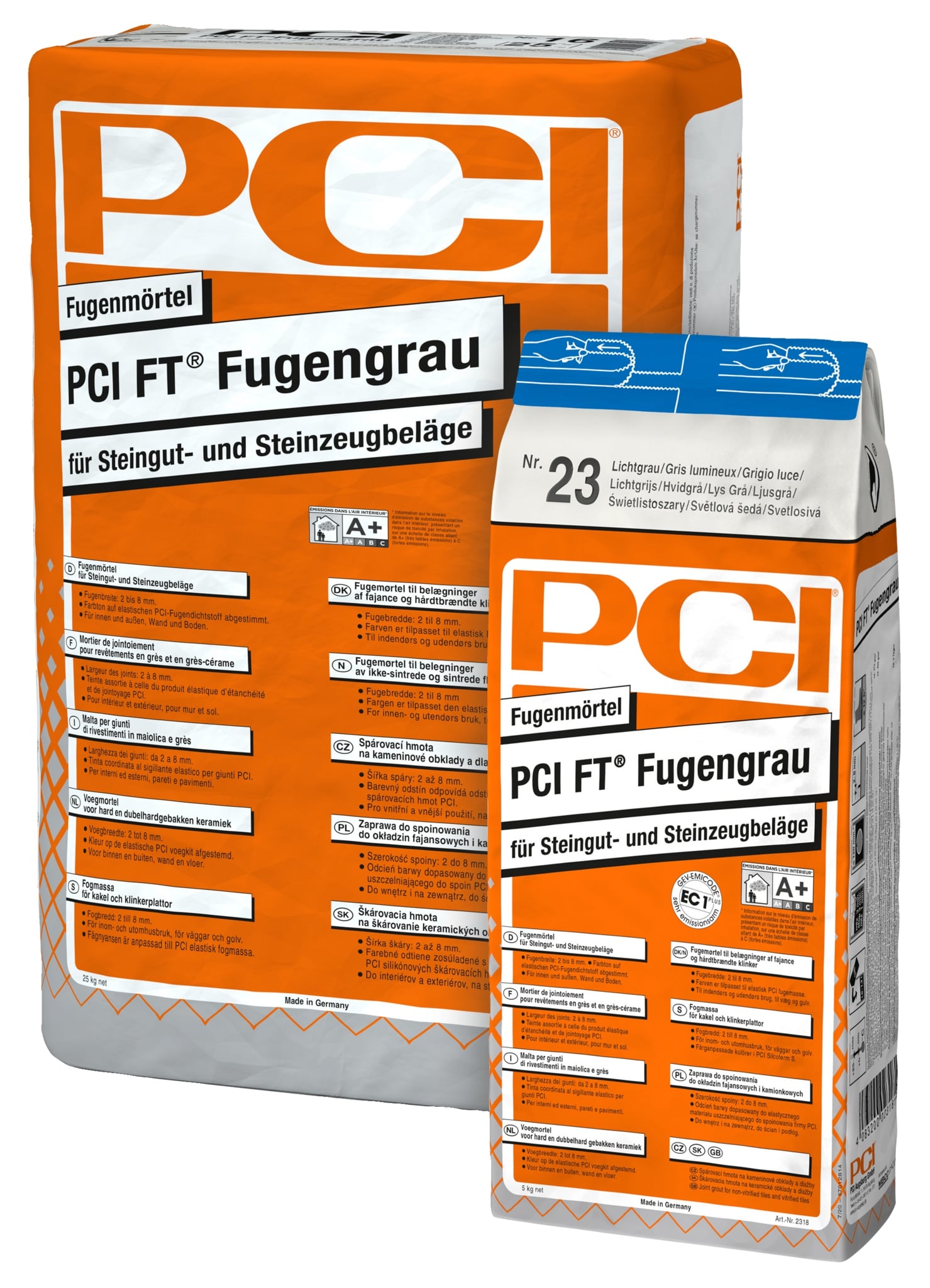 PCI FT Fugengrau hellgrau 5 kg