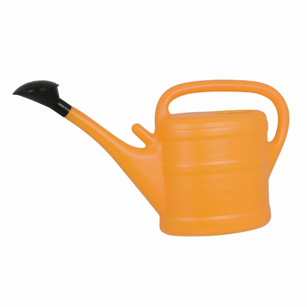 Giesskanne 10L mit Brausekopf, Orange