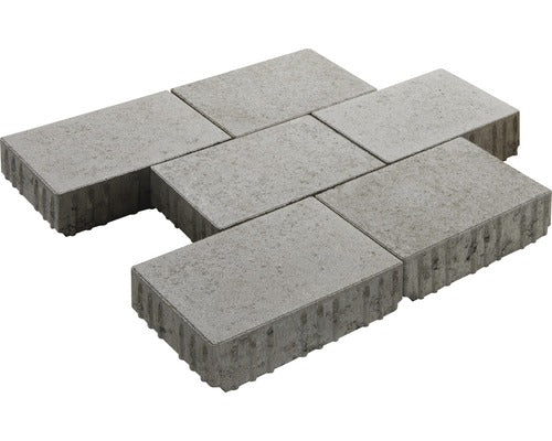 Crescendo 30x20x8 cm, Grau mit Microfase / Stück (16,5 Stk/m²)