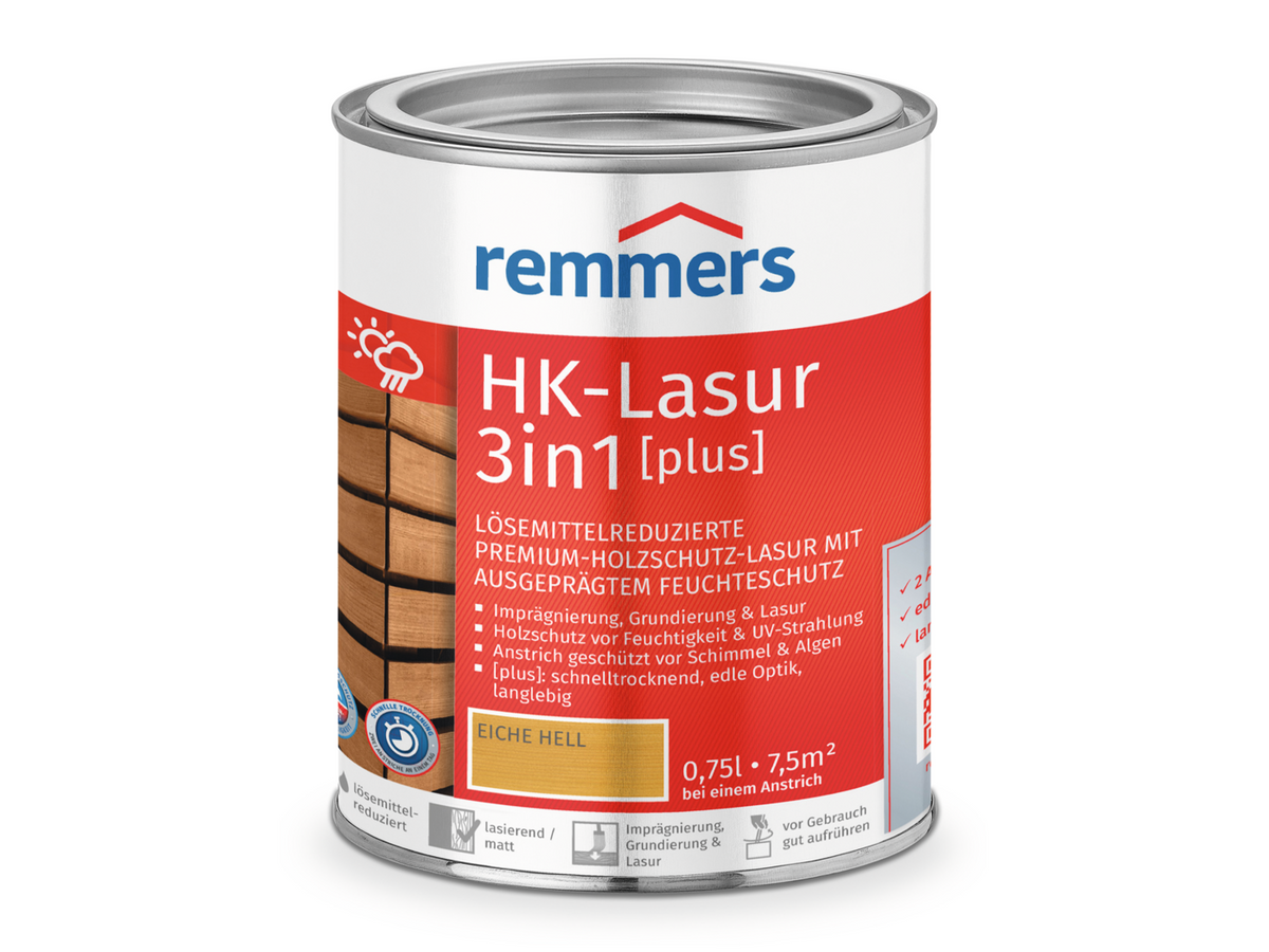 Remmers HK-LASUR 3in1 [plus] EICHE HELL RC-365  0,75 LTR