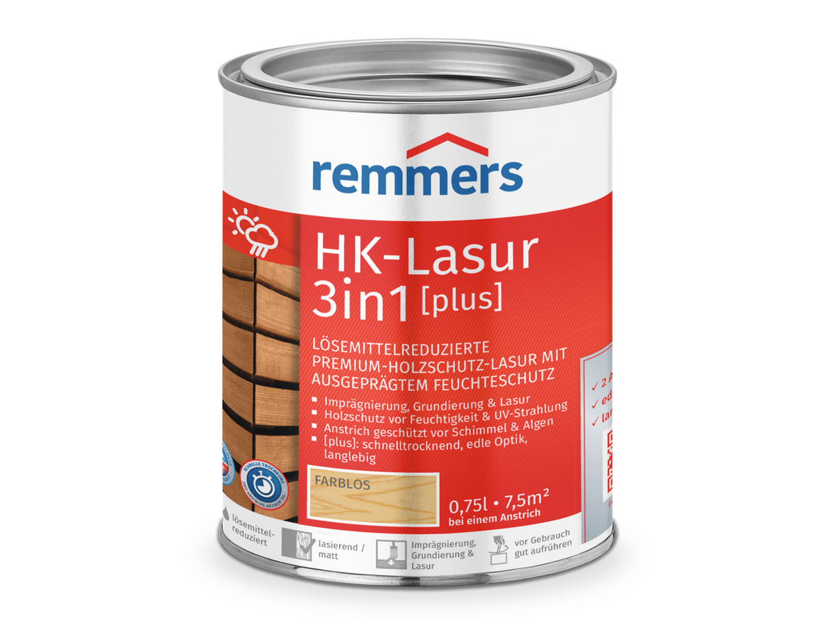 Remmers HK-LASUR 3in1 [plus] FARBLOS  0,75 LTR