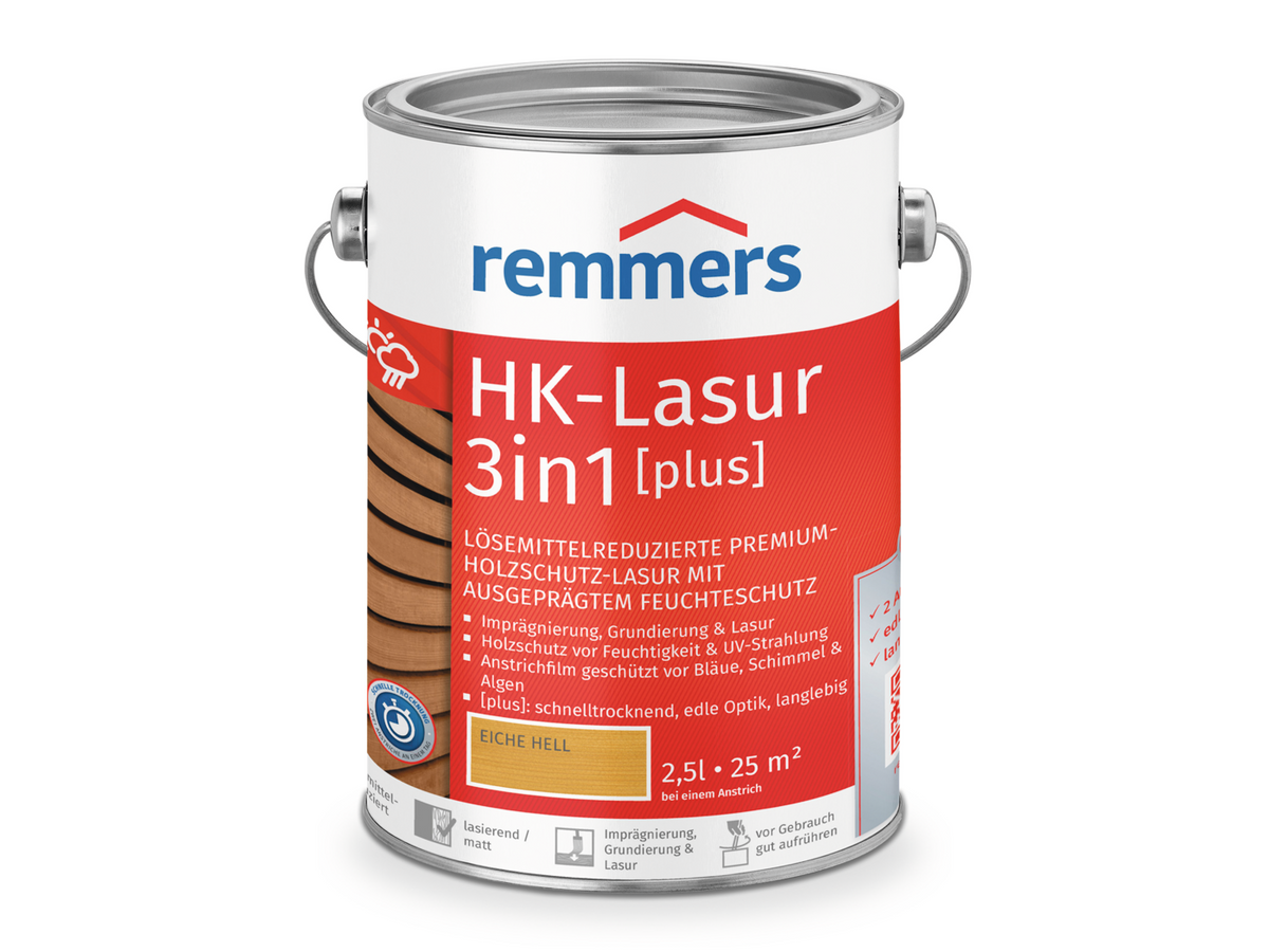 Remmers HK-LASUR 3in1 [plus] EICHE HELL RC-365  2,50 LTR