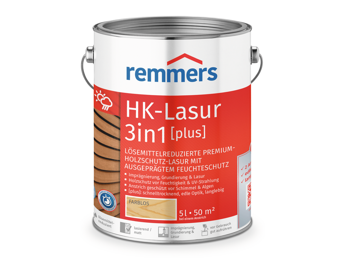 Remmers HK-LASUR 3in1 [plus] FARBLOS  5,00 LTR