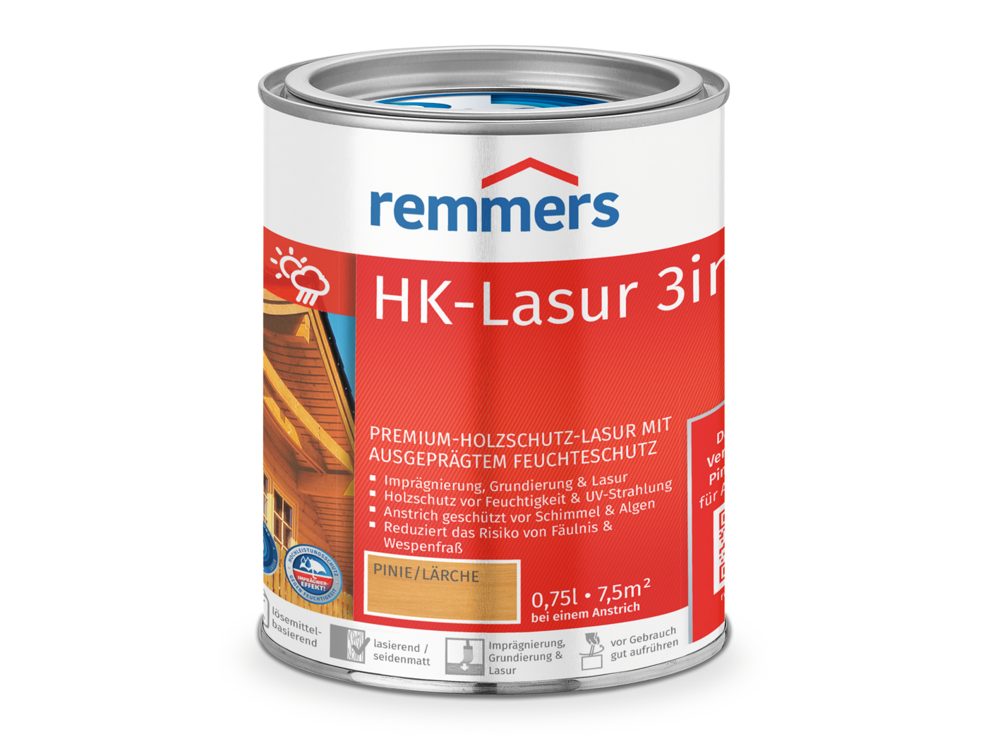 HK-LASUR 3 IN 1 PLUS PINIE/LÄRCHE (RC-260) 750 ML