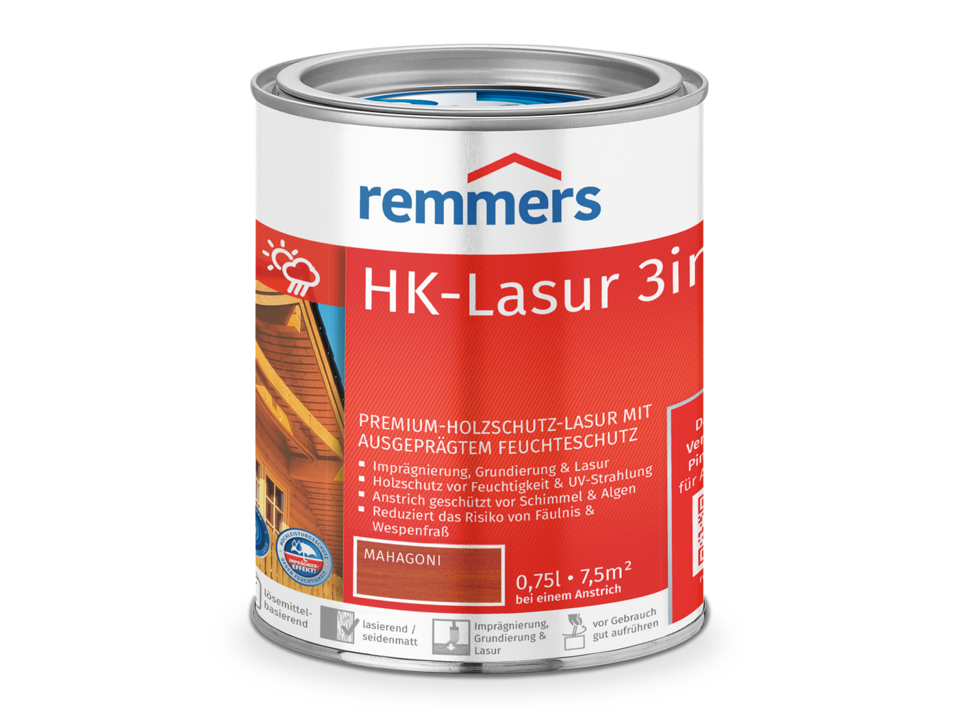 HK-LASUR 3 IN 1 PLUS MAHAGONI RC-565 750 ML