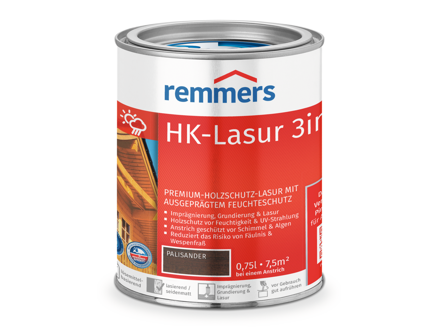 HK-LASUR 3 IN 1 PLUS PALISANDER (RC-720) 750 ML