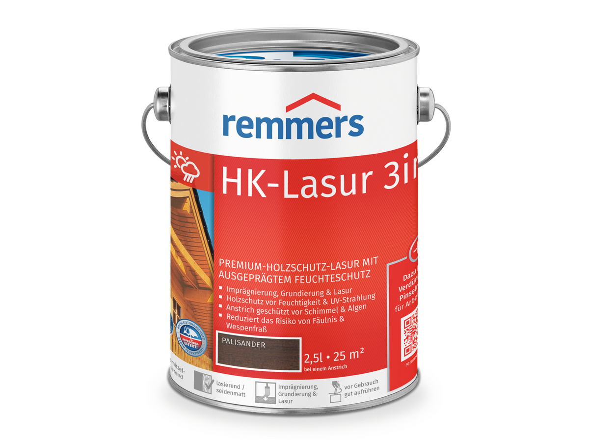 HK-LASUR 3 IN 1 PLUS PALISANDER (RC-720) 2,50 LTR