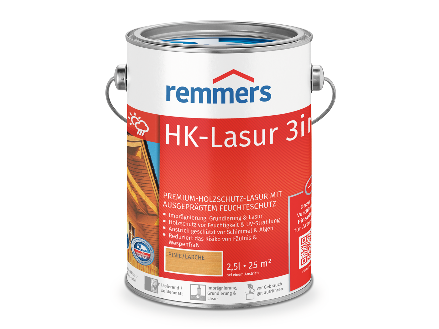 HK-LASUR 3 IN 1 PLUS PINIE/LÄRCHE (RC-260) 2,50 LTR