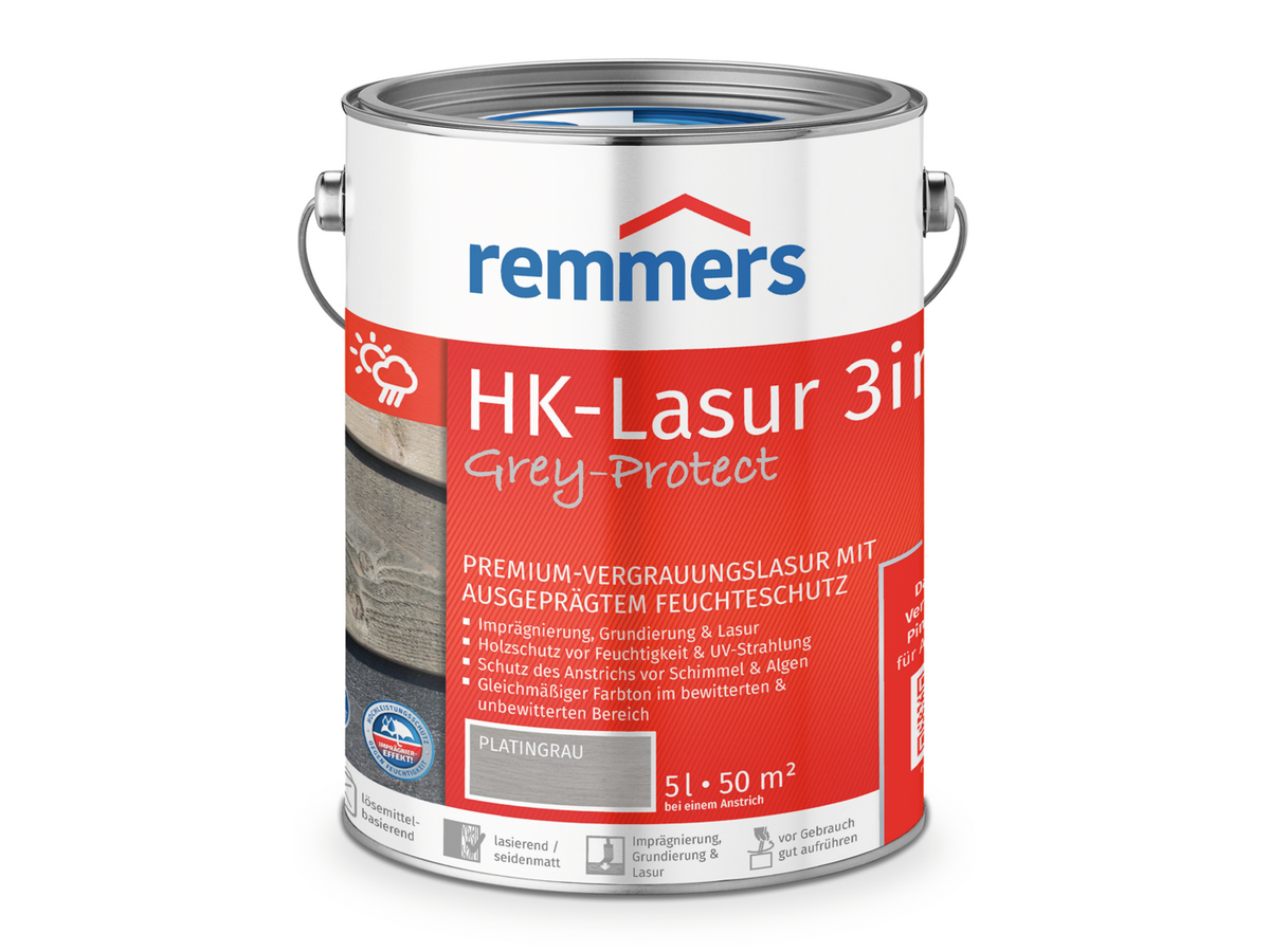 HK-LASUR 3 IN 1 PLUS PLATINGRAU (FT26788) 5,00 LTR