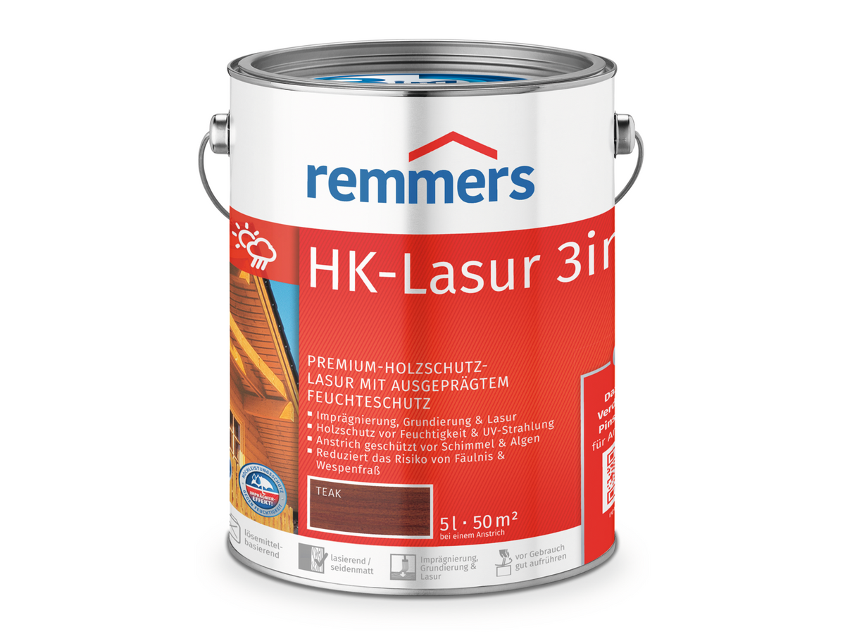 HK-LASUR 3 IN 1 PLUS TEAK (RC-545) 5,00 LTR