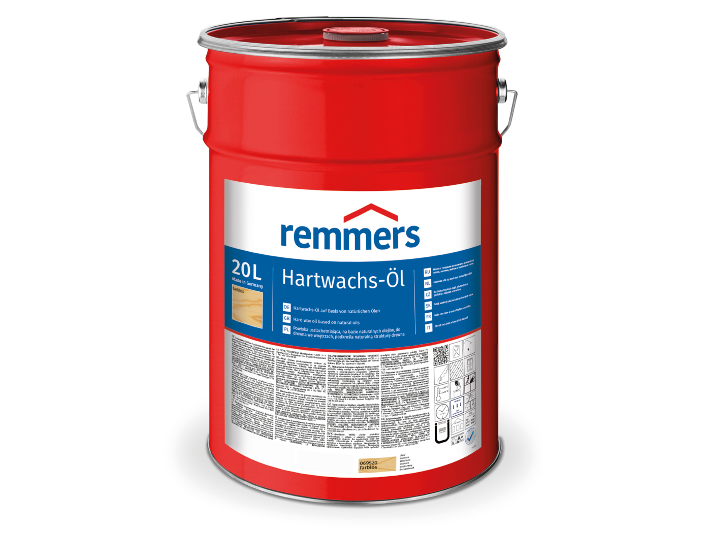 Remmers HARTWACHS-ÖL FARBLOS  20,00 LTR