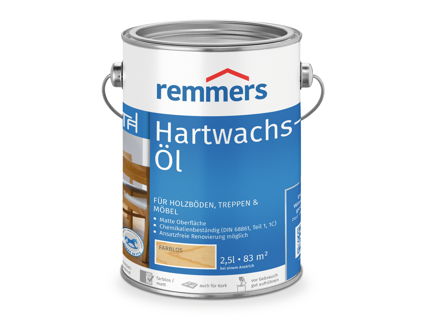 Remmers HARTWACHS-ÖL [eco] FARBLOS  2,50 LTR