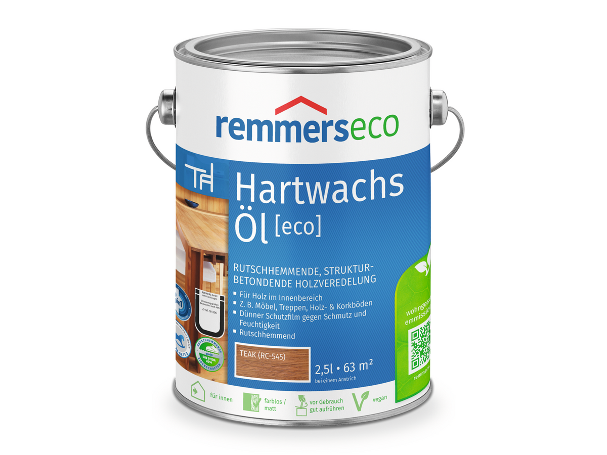 HARTWACHS-ÖL [eco] TEAK RC-545 2,50 LTR