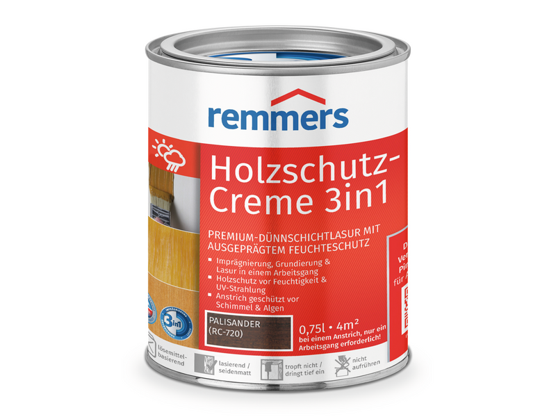 HOLZSCHUTZ-CREME PALISANDER 750ML