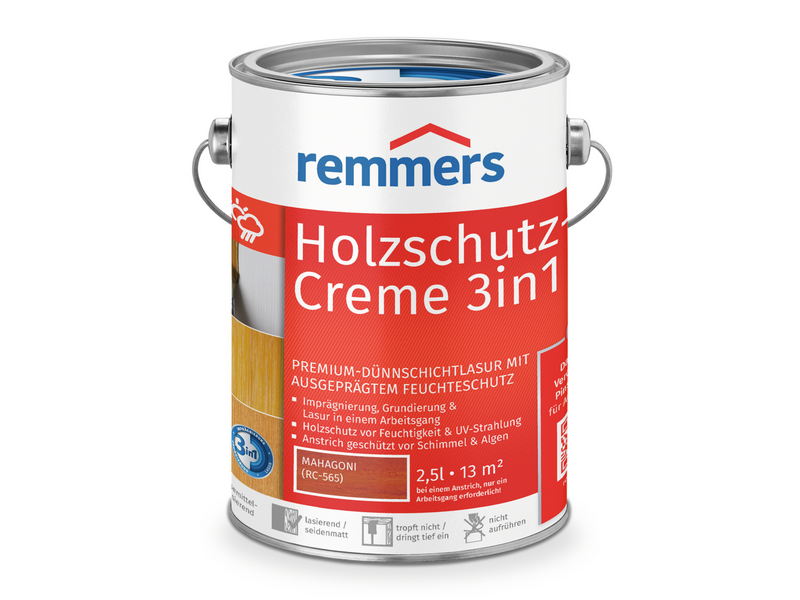 HOLZSCHUTZ-CREME MAHAGONI 2,50 LTR