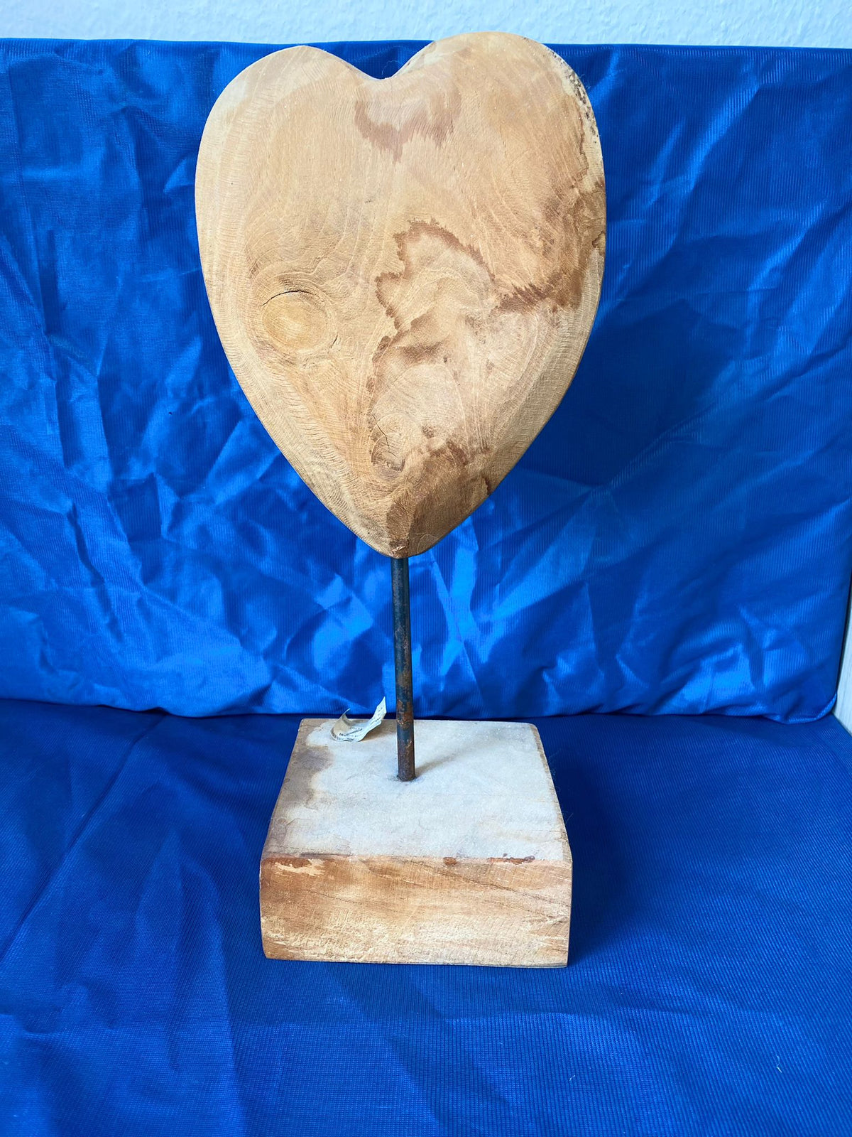 Teakholz Herz 35cm