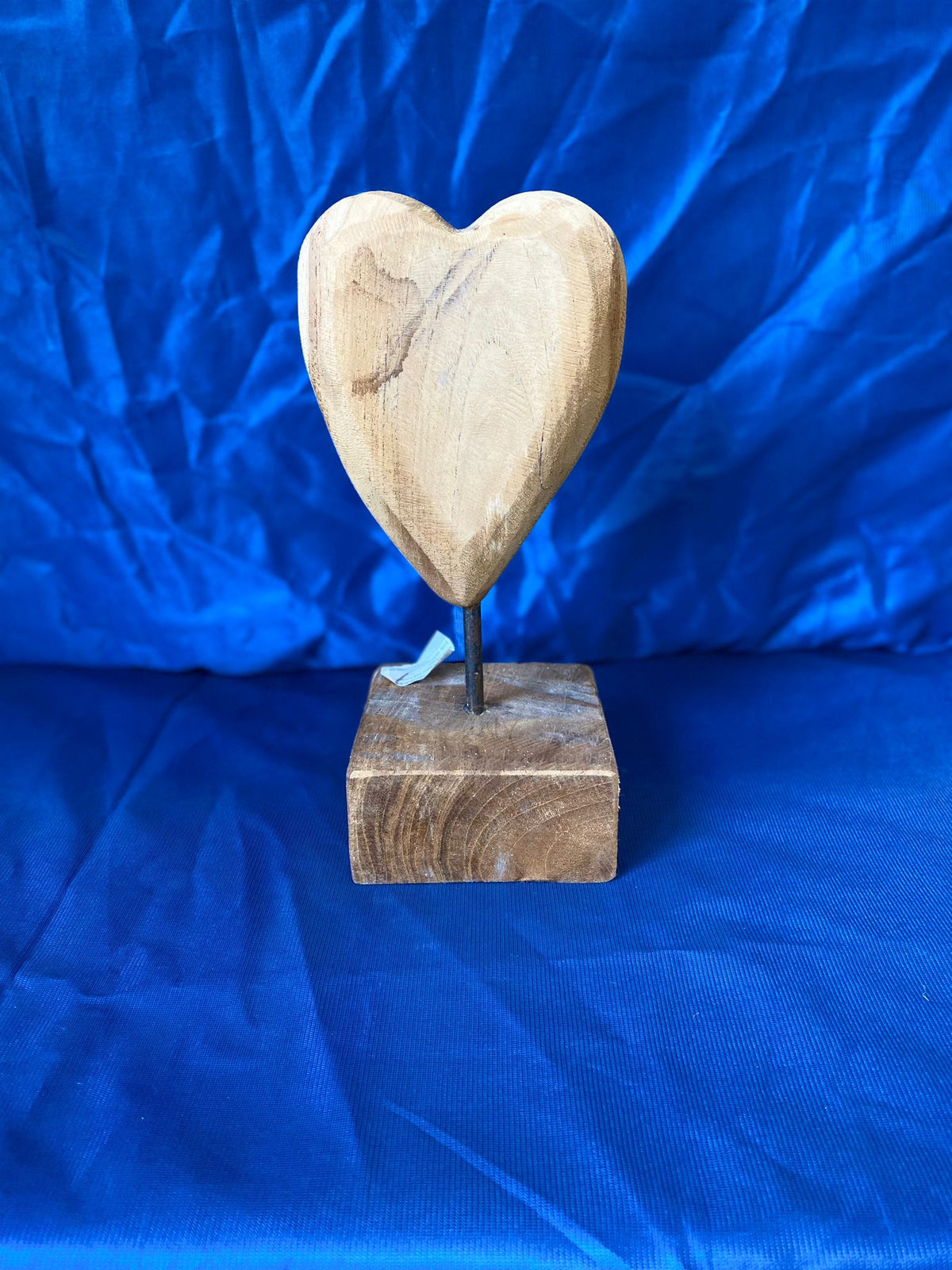 Teakholz Herz 25cm