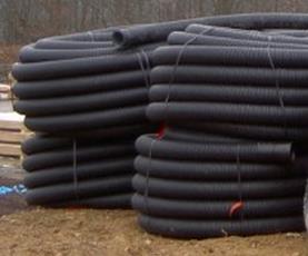 Hekaplast-R Kabelschutzrohr DN 90 x 50 m  Rolle mit Einzughilfe