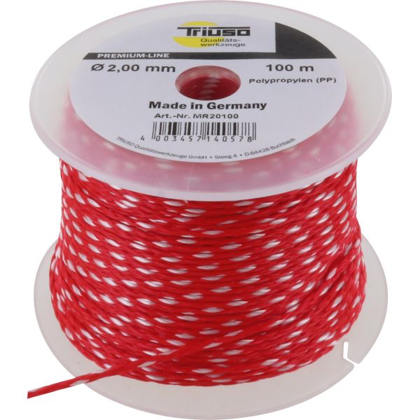 Maurerschnur rot 2,0mm/100m