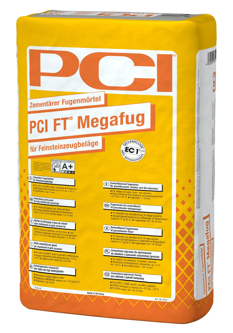 PCI FT Megafug Zementärer Fugenmörtel 25kg