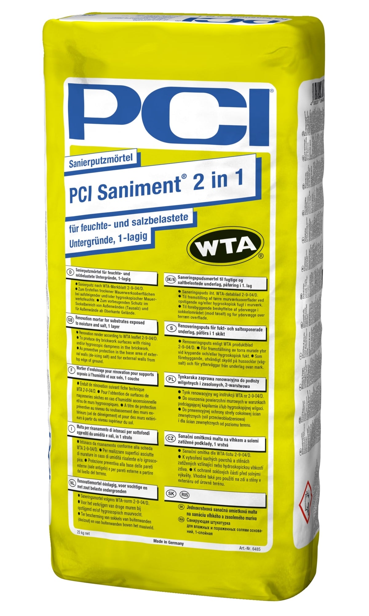 PCI Saniment 2 in 1 25 kg