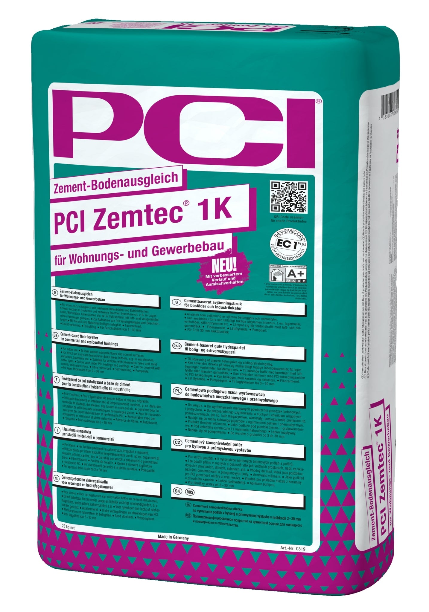 PCI Zemtec 1K 25 kg