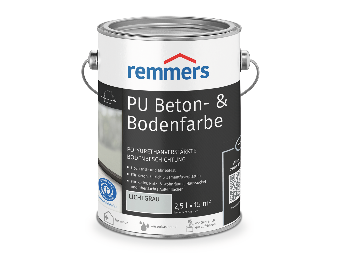 PU BETON- & BODENFARBE LICHTGRAU  2,50 LTR