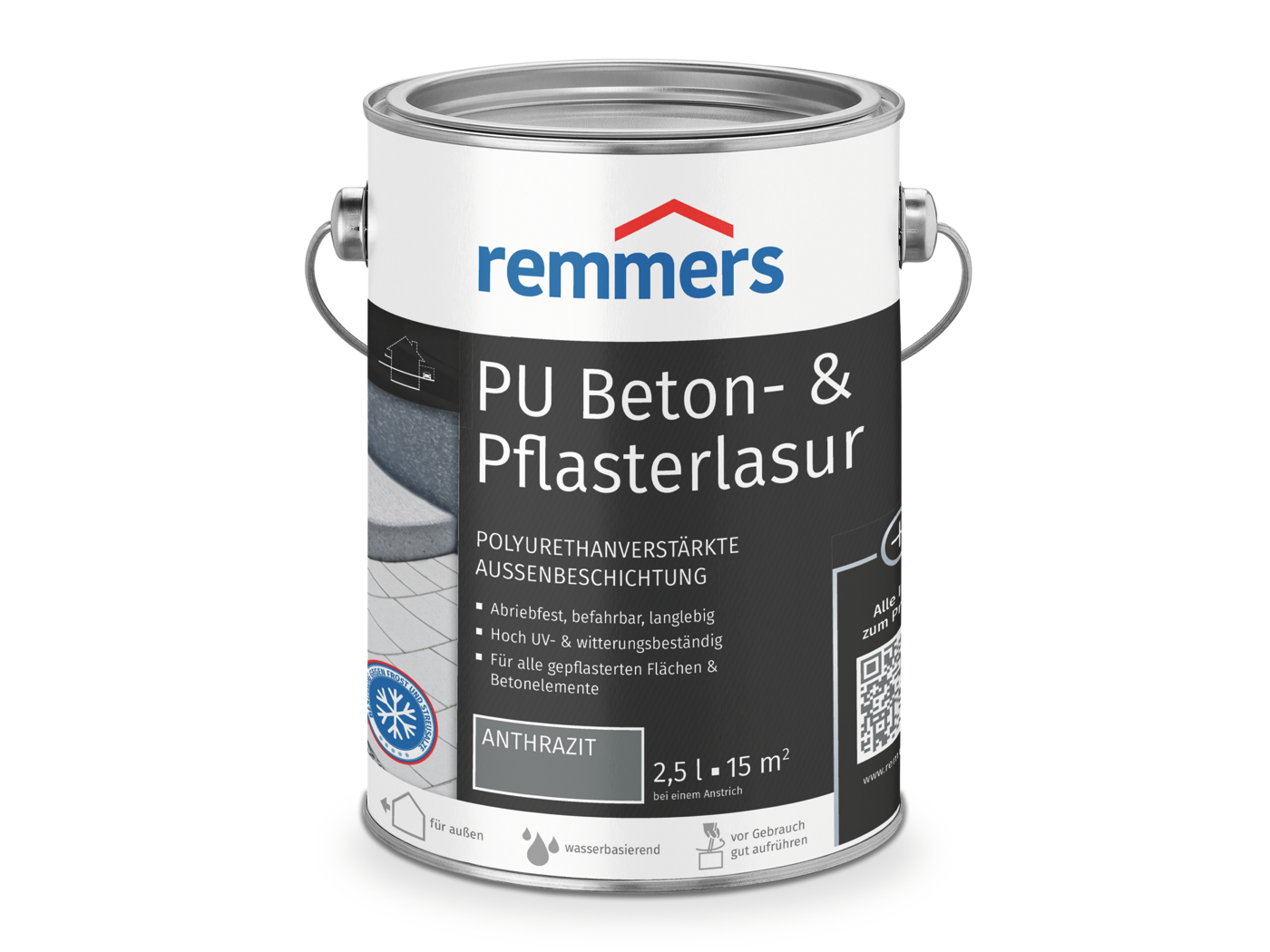 PU BETON- & PFLASTERLASUR ANTHRAZIT  2,50 LTR