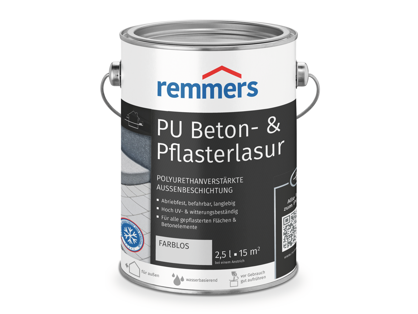 PU BETON- & PFLASTERLASUR TRANSPARENT  2,50 LTR