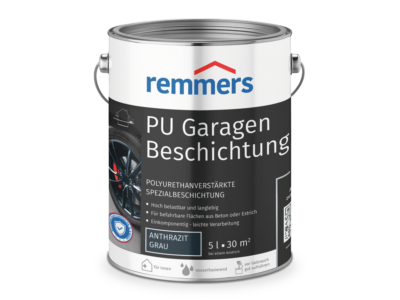 PU GARAGENBESCHICHTUNG ANTHRAZIT 5 LTR