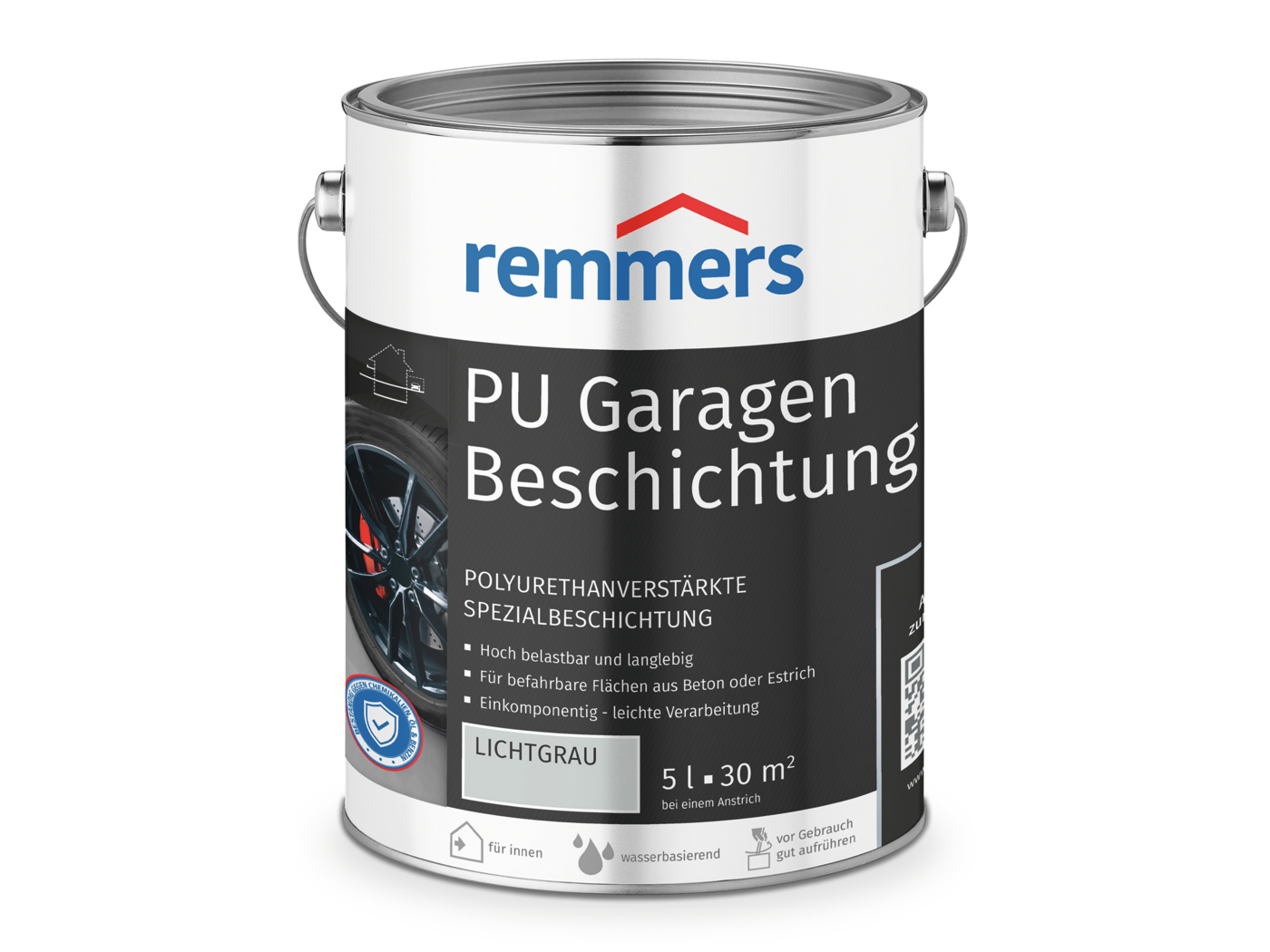 PU GARAGENBESCHICHTUNG LICHTGRAU 5 LTR