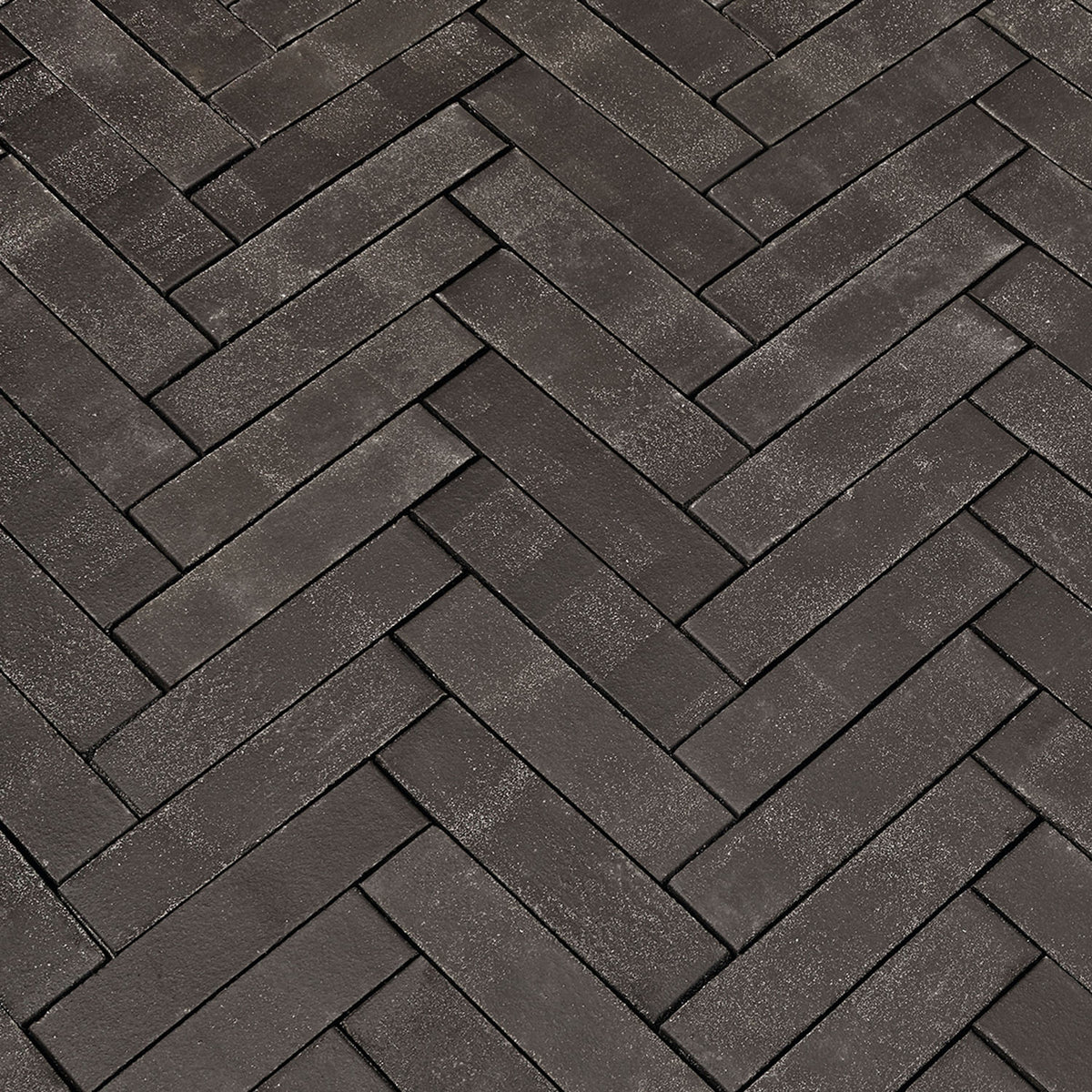 Pflasterklinker Eros Schwarz nuanciert 200x50x60mm ohne Fase  10,83 m² Palette
