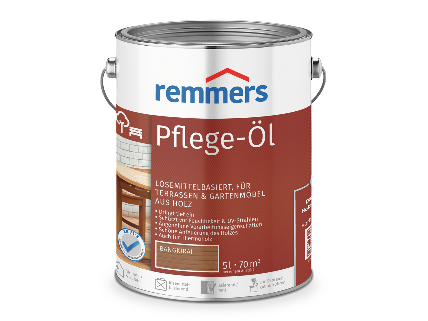 Remmers PFLEGE-ÖL BANGKIRAI  5,00 LTR