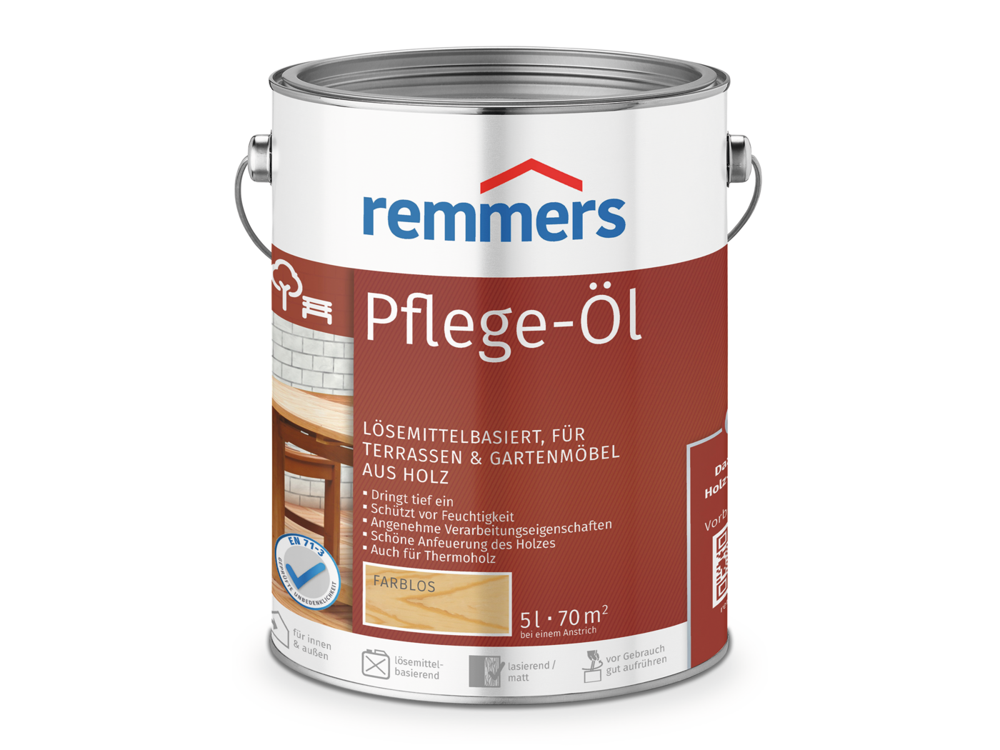 Remmers PFLEGE-ÖL FARBLOS  5,00 LTR