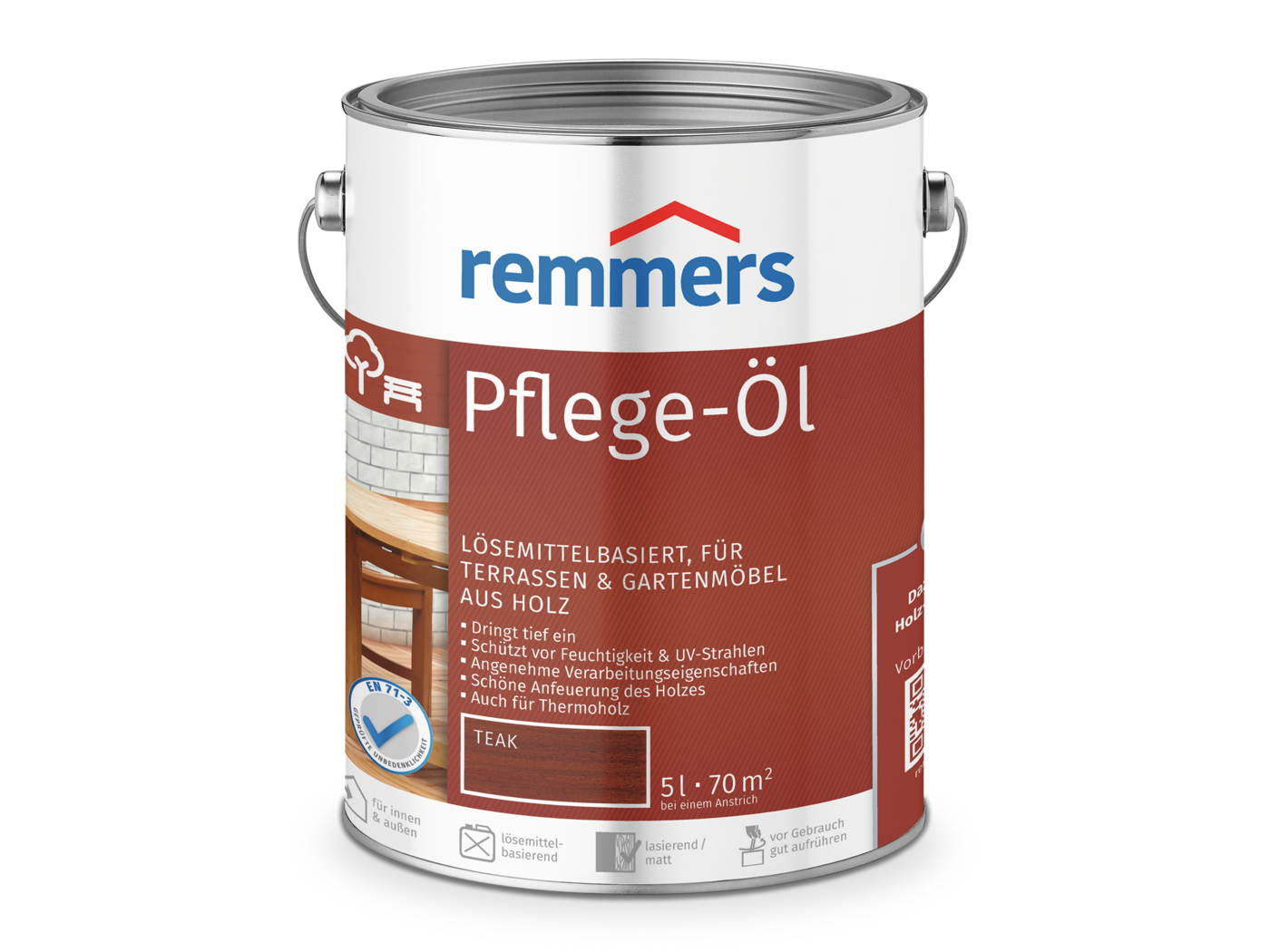 Remmers PFLEGE-ÖL TEAK  5,00 LTR