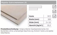 Rigidur Estrichelemente für Trockenestriche