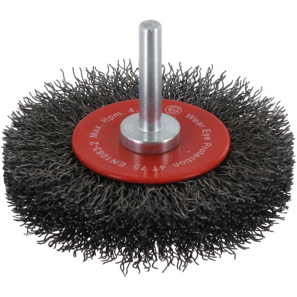 Schaftrundbürste 75x15mm,Stahl