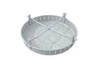 Schmutzfänger für Schachtabdeckung mit Lüftung