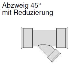 Siroplast - K Abzweig 45°