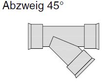 Siroplast - K Abzweig 45°