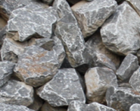 Zierschotter Texel Grau 60-120mm, im Big Bag á 1 Tonne