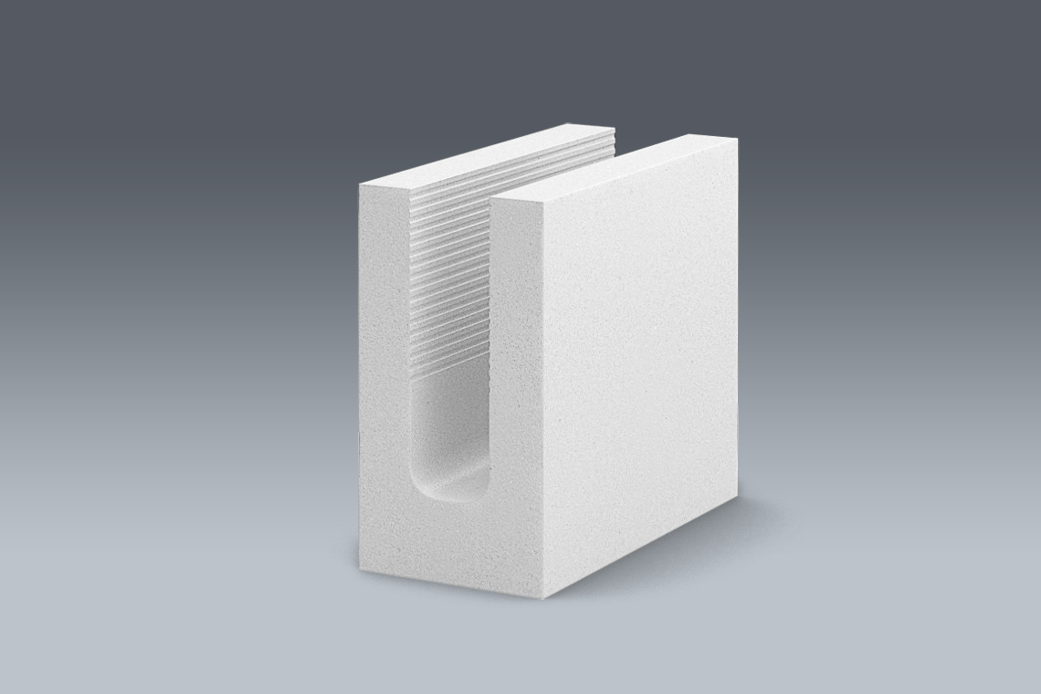 Kalksandstein U-Schalen 11,5 cm (240x115x240mm) á 96 Stück Palette